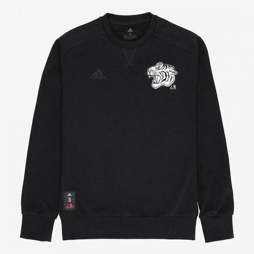 Adidas Juventus FC Chinese New Year Tiger Crew Neck Sweatshirt Mens Small FI4887